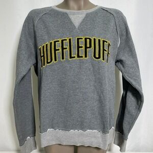 Hufflepuff Crest Sweatshirt Harry Potter Universal Studios Women's MEDIUM